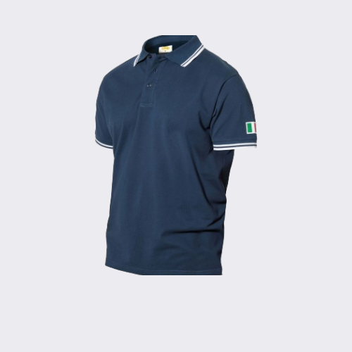 POLO MANICA CORTA 200GR. - 100% COTONE - BICOLORE