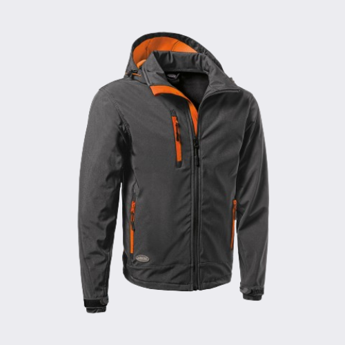 SOFTSHELL CON CAPPUCCIO STACCABILE - LOGICA