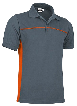 POLO MANICA CORTA 220GR - BICOLORE - 50%POLI - 50%COTONE