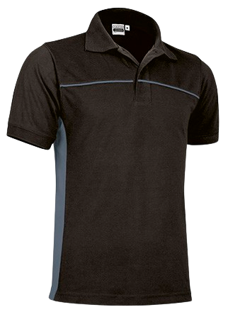 POLO MANICA CORTA 220GR - BICOLORE - 50%POLI - 50%COTONE
