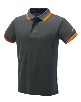 POLO JERSEY MANICA CORTA 200GR. - 100% COTONE - BICOLORE