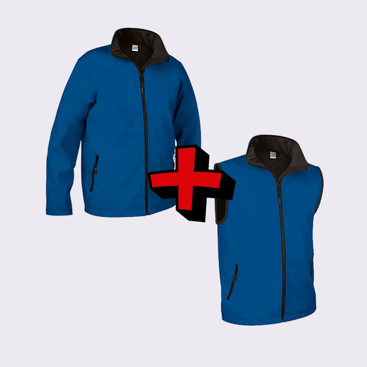 Coordinato Soft Shell Giubbotto + Gilet