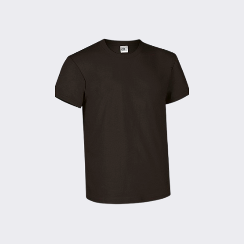 T-SHIRT MANICA CORTA - 100% COTONE - 165 GR - NERO